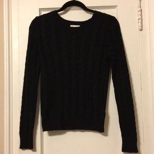 H&M Cable Knit Crew Neck Sweater